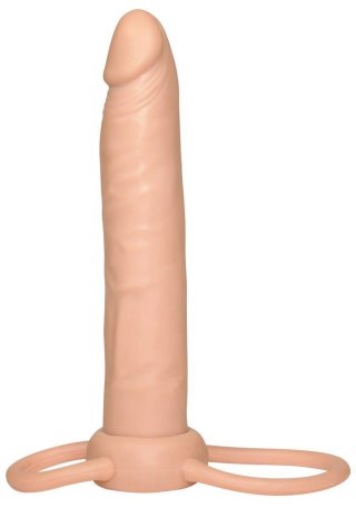 Strap on Dildo ORION z pętlą i pierścieniem Anal Special cieliste