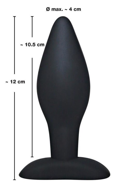 Korek analny Black Velvets 12 cm Large