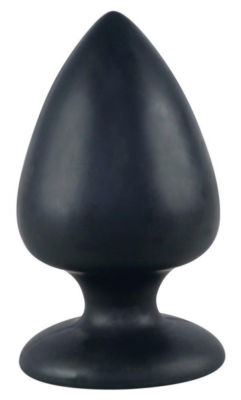 Korek analny z przyssawką Extra Black Velvets Large