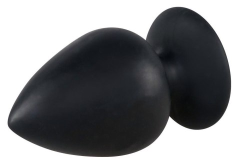 Korek analny z przyssawką Extra Black Velvets Large