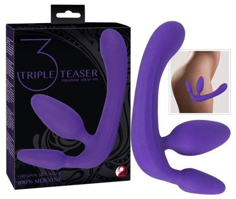 Strap on ORION Trio Strapless 20 cm fioletowy