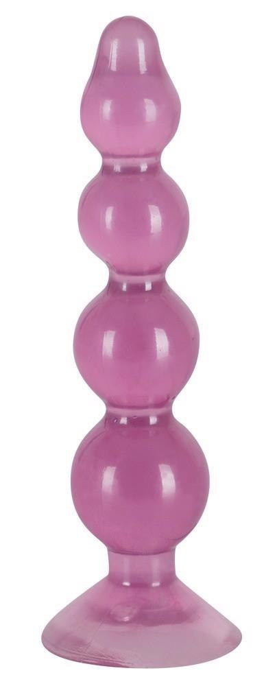 Dildo analne z kulkami ORION 13 cm pink