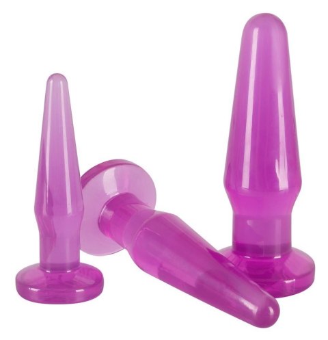 Zestaw korków analnych ORION 3pcs purple 10-12 cm