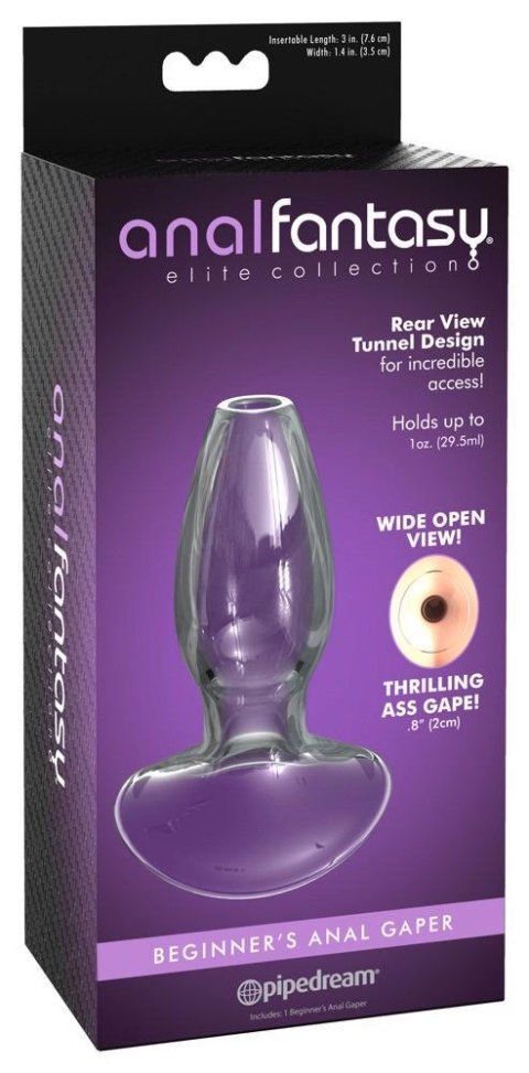 Korek analny AFE Beginner's Anal Gaper transparent