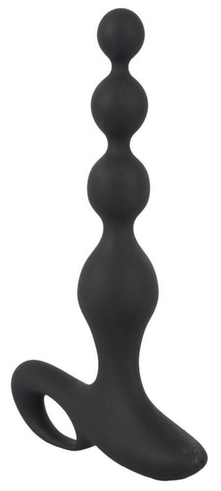 Wibrator analny z kulkami Black Velvets 10 trybów wibracji