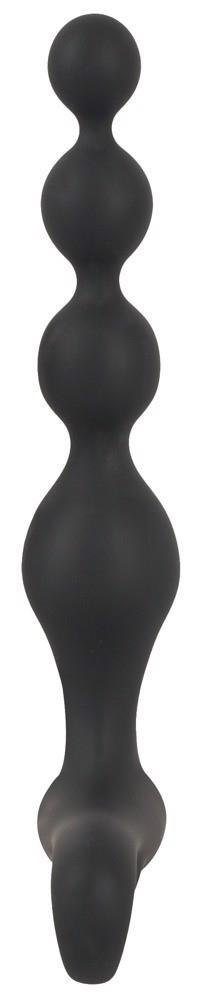 Wibrator analny z kulkami Black Velvets 10 trybów wibracji