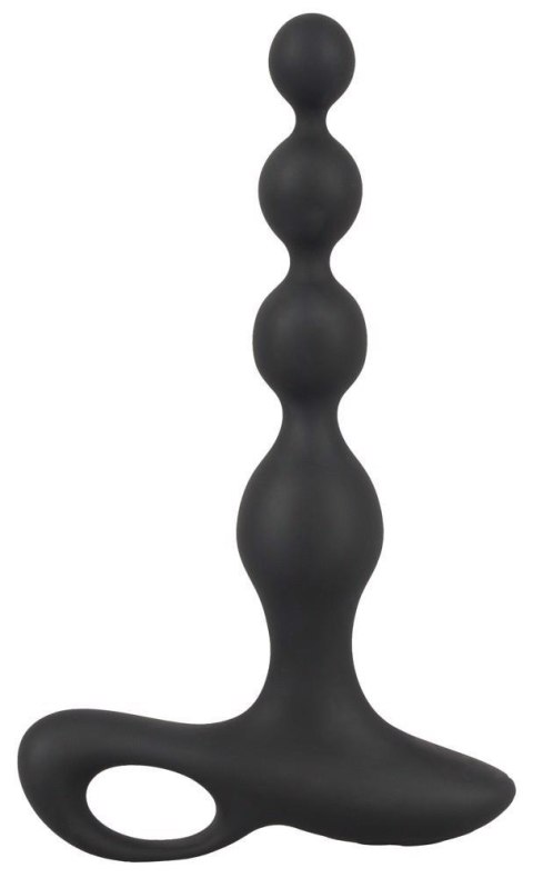 Wibrator analny z kulkami Black Velvets 10 trybów wibracji
