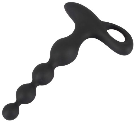 Wibrator analny z kulkami Black Velvets 10 trybów wibracji