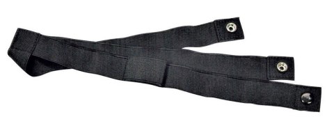 Strap on z podwójnym wibratorem Bad Kitty 10-18 cm red