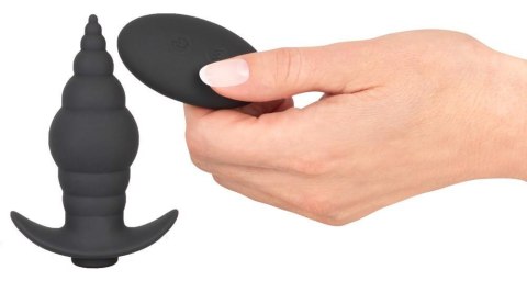 Wibrujący korek analny Black Velvets RC Remote Control
