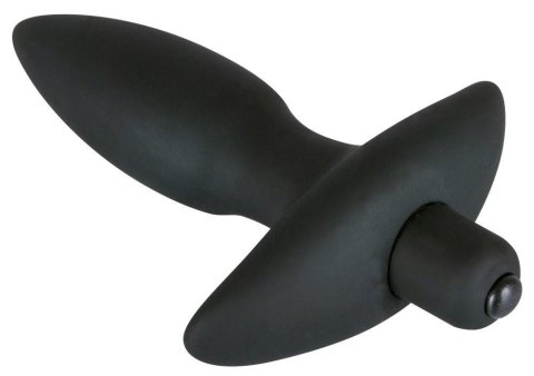 Wibrujący korek analny Black Velvets 13 cm black