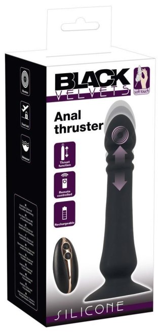 Wibrujący korek analny Black Velvets Remote Control
