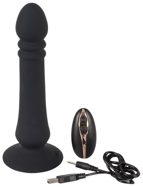 Wibrujący korek analny Black Velvets Remote Control