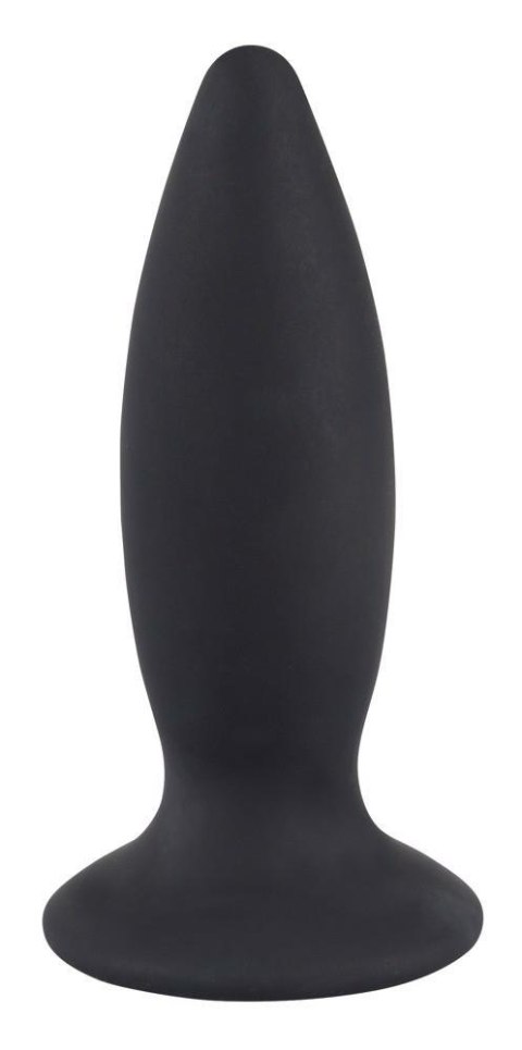 Wibrujący korek analny Black Velvets Recharge Plug S 11 cm