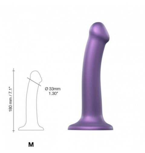 Dildo Mono Density Metallic Shine Purple M