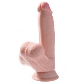 King Cock 3D Cock Swinging Balls 7 Inch