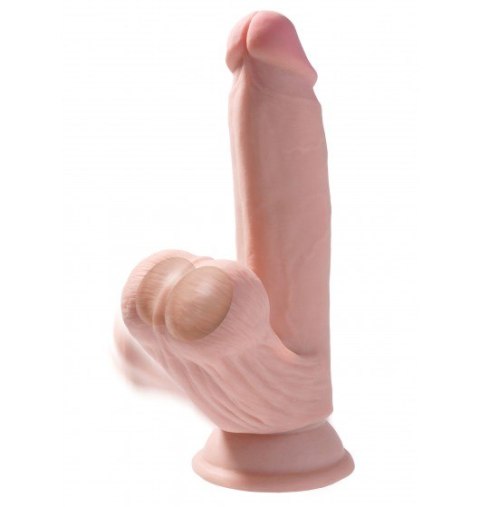 King Cock 3D Cock Swinging Balls 7 Inch