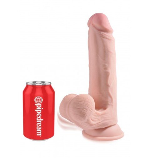 King Cock 3D Cock Swinging Balls 9 Inch