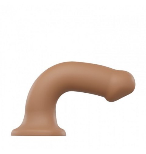 Silicone Bendable Dildo Double Density Caramel XL