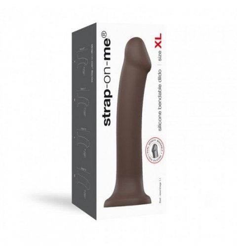 Dildo Sztuczny Penis Strap on me Chocolate XL z przyssawką