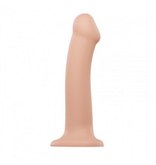 Silicone Bendable Dildo Double Density Vanilla L