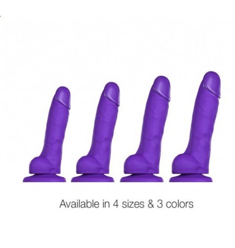 Soft Realistic Dildo Purple XL