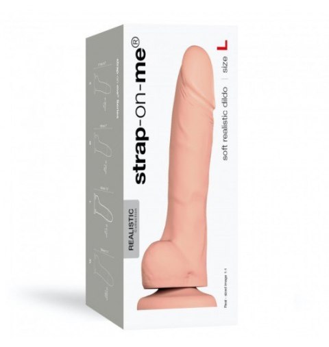 Dildo Sztuczny Penis So Realistic rozmiar L z przyssawką