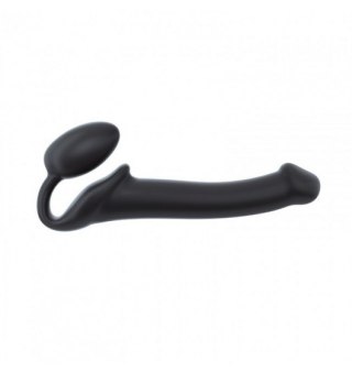 Dildo Strap on Bendable Black rozmiar M