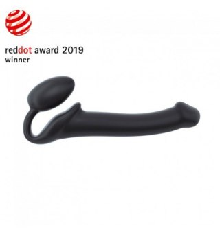 Dildo Strap on Bendable Black rozmiar M