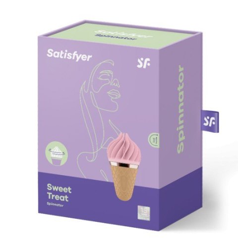 Wibrator Łechtaczkowy Sweet Treat Spinnator Pink Satisfyer