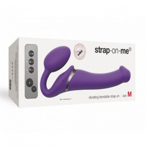 Wibrator wielofunkcyjny Purple M Strap-on