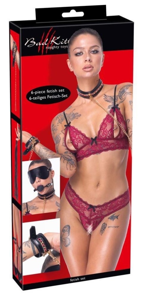 Zestaw Bondage Bad Kitty Chain 6 elementów