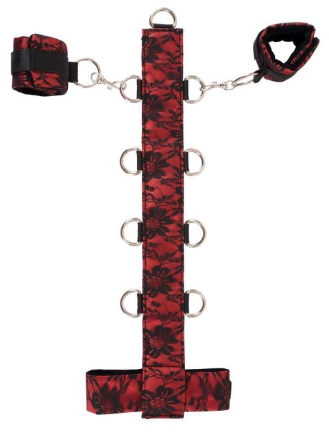 Mankiet na szyję Bad Kitty + kajdanki Black/Red