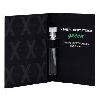 Feromony dla mężczyzn Body Attack Green For Men 1Ml Aurora