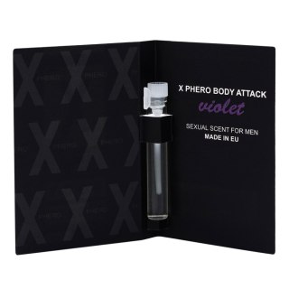 Feromony dla mężczyzn Body Attack Violet For Men 1Ml Aurora