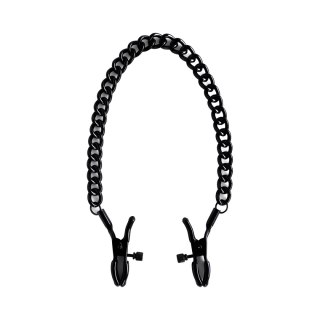 Zaciski na sutki CROCODILE Nipple Clamps Black Brutus