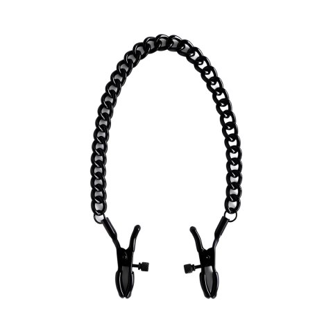 Zaciski na sutki CROCODILE Nipple Clamps Black Brutus