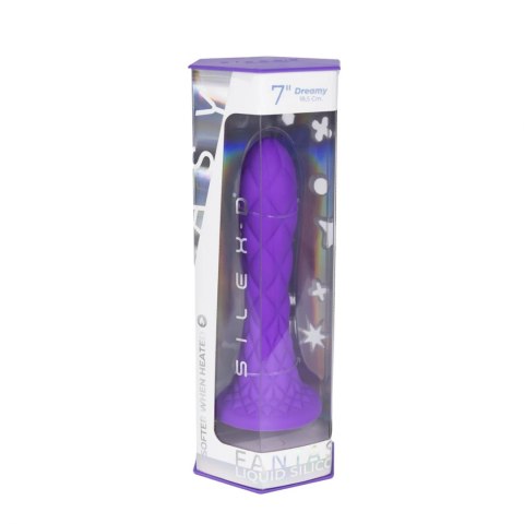 Dildo 18,5 cm Fantasy Line Dreamy (7") Purple Silexd