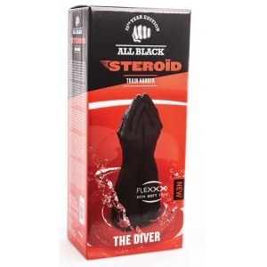 Dildo Steroid ABS16 The Diver 30 x 14cm All Black