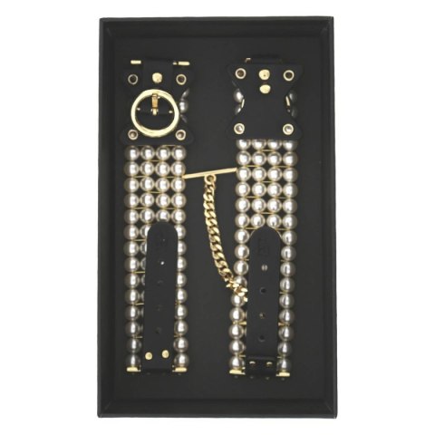 Kajdanki na nadgarstki BDSM Soirée Pearl Handcuffs Guilty Pleasure