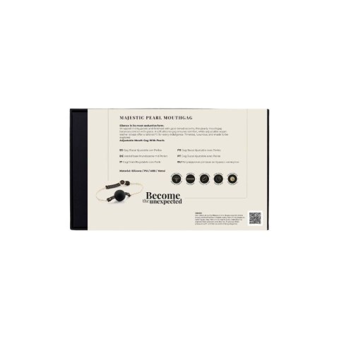 Knebel BDSM Majestic Pearl Mouthgag Guilty Pleasure