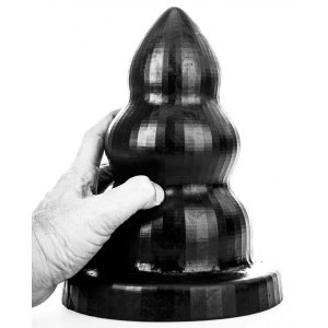 Korek analny AB96 Triple Pleasure M 23 x 13cm All Black