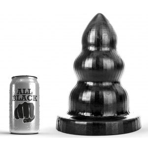 Korek analny AB96 Triple Pleasure M 23 x 13cm All Black