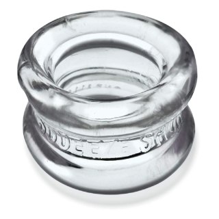 Naciagacz jąder [SIL/TPR] SQUEEZE SHORT Ballstretcher Clear Oxballs