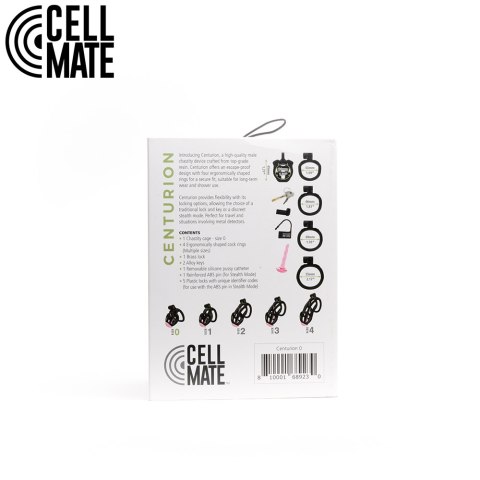 Pas cnoty Centurion Chastity Cage Black Size 0 CELLMATE