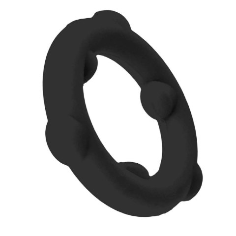 Pierścień erekcyjny [SIL] SPINNER Cockring Black Oxballs