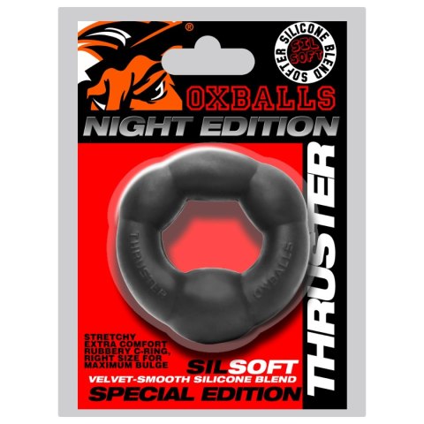 Pierścień erekcyjny THRUSTER cockring Night Edition Oxballs