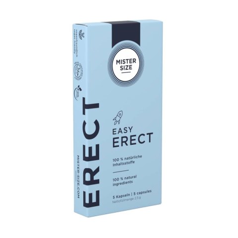 Kapsułki wspomagające erekcję Easy Erect 5 Capsules Mister Size