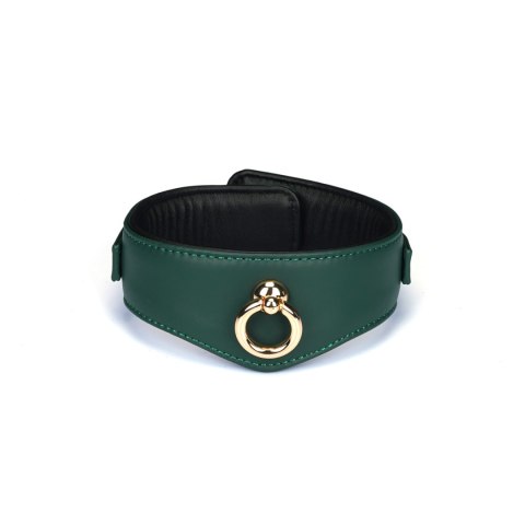 Obroża Mossy Chic Leather Curved Collar Liebe Seele