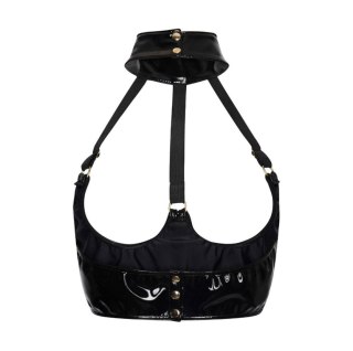 Otwarty biustonosz Heroic Halo Bra Black XL Guilty Pleasure